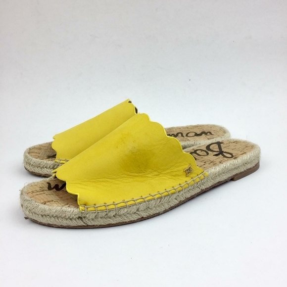Sam Edelman Andy Scalloped Leather Espadri… - Picture 4 of 16